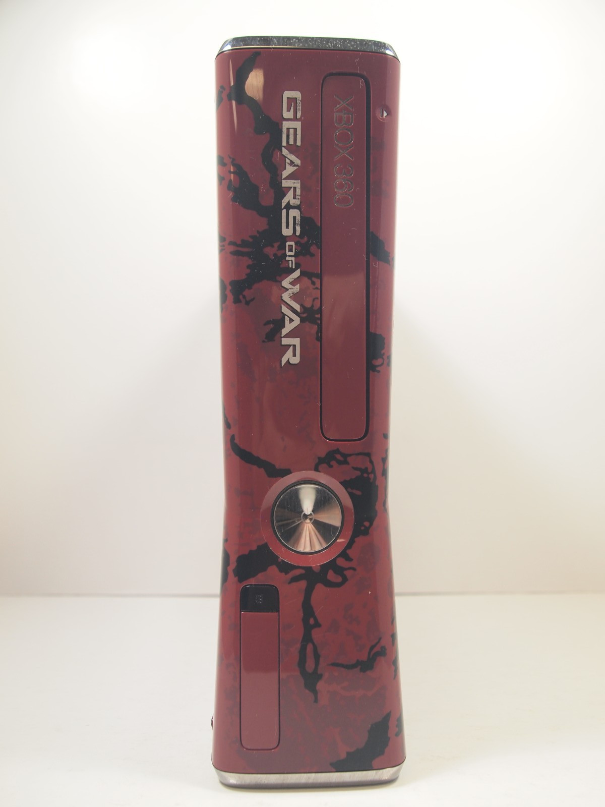 Gears of War 3 Limited Edition Xbox 360 Slim Console Only For Parts Or Repair