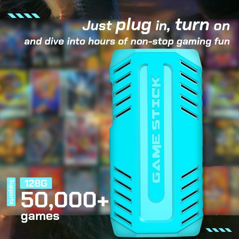 Wireless Retro Video Gaming Controller Console Built-in 50000+Games&40 Emulators
