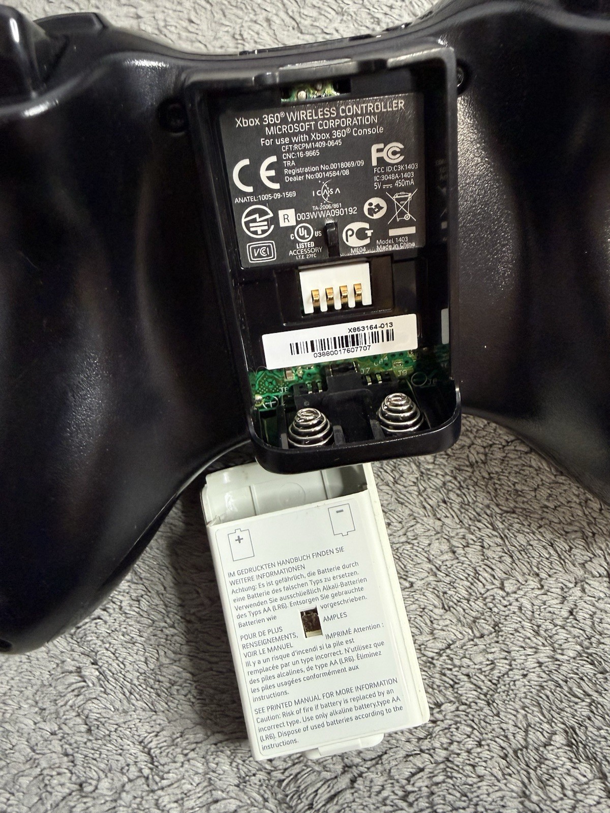 Xbox 360 E 1538 Console 500GB HDD Bundle W/ Controller Tested Works