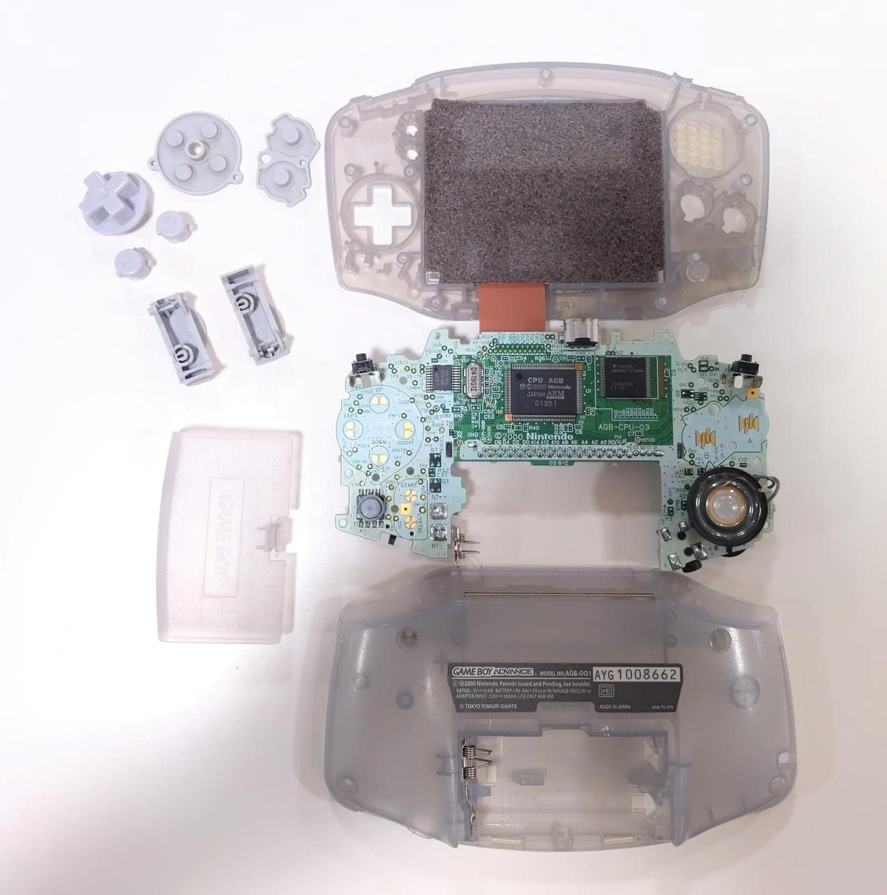 [Rare] Nintendo Game Boy Advance Giants Model AGB-001 Console A3377