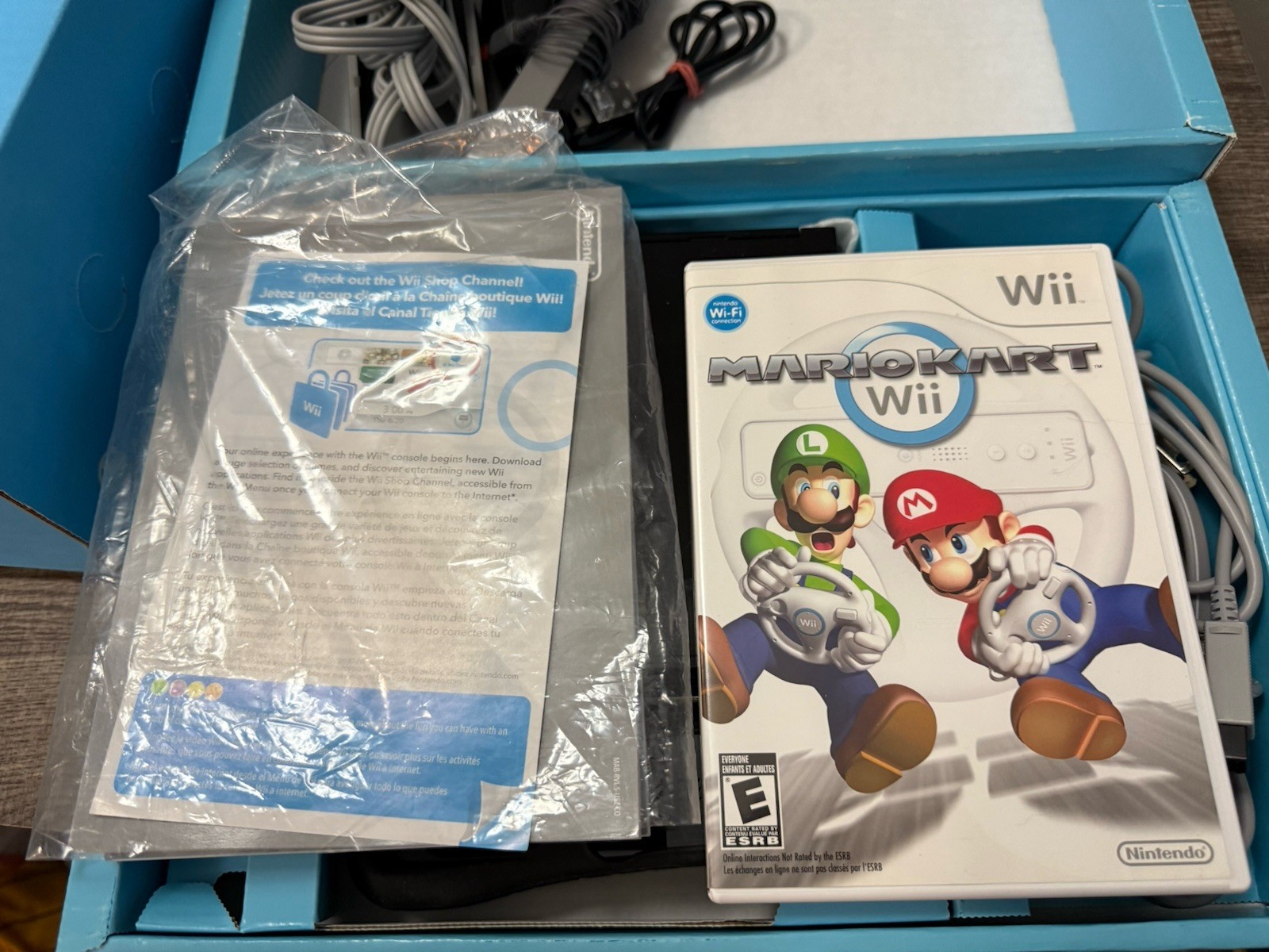 🔥Nintendo Wii Mario Kart Bundle| Tested & Working ! Complete In Box! See Pics🔥