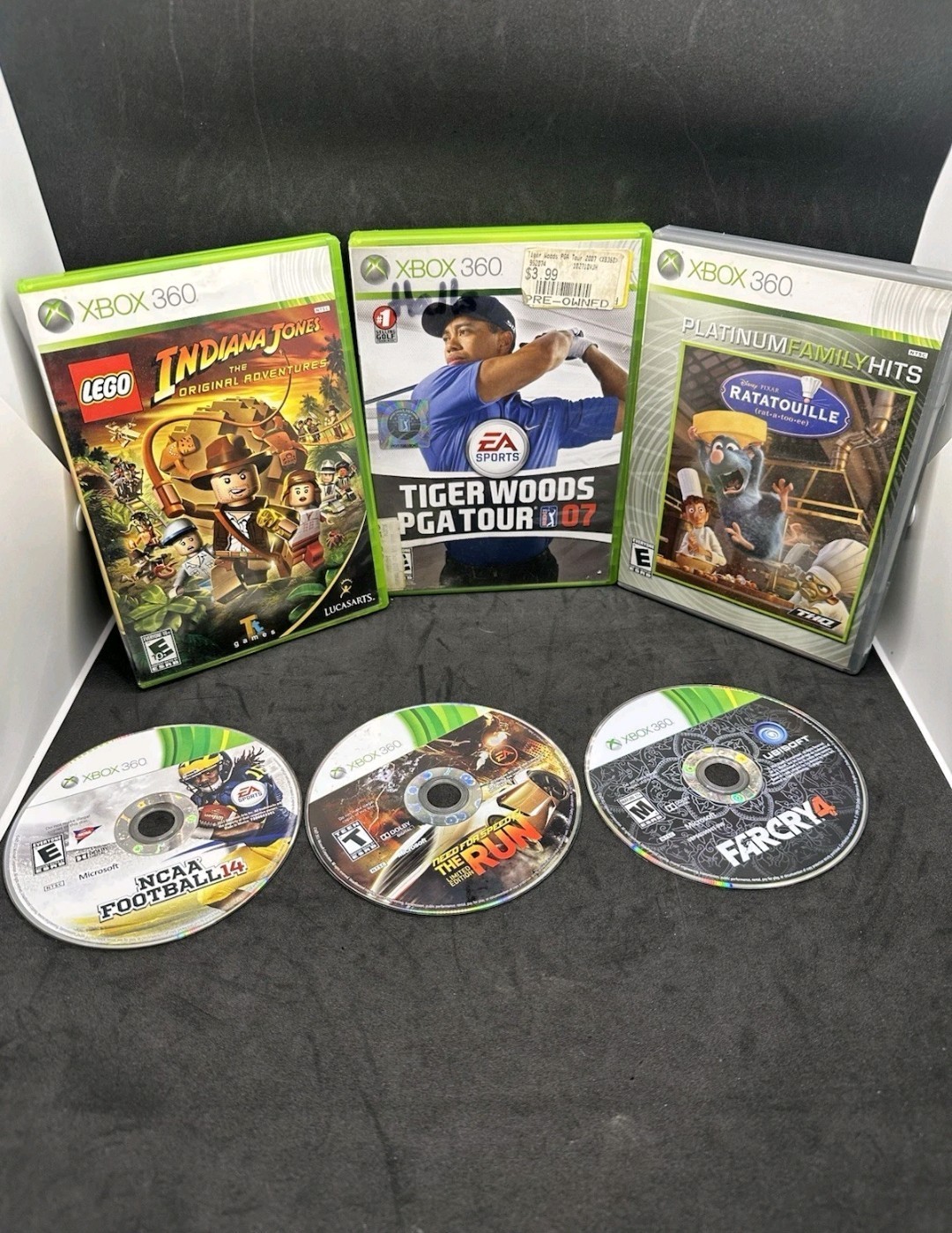 Xbox 360 S 250GB Bundle with 3 Controllers & 7 Games. Tested – SHIPS TODAY!