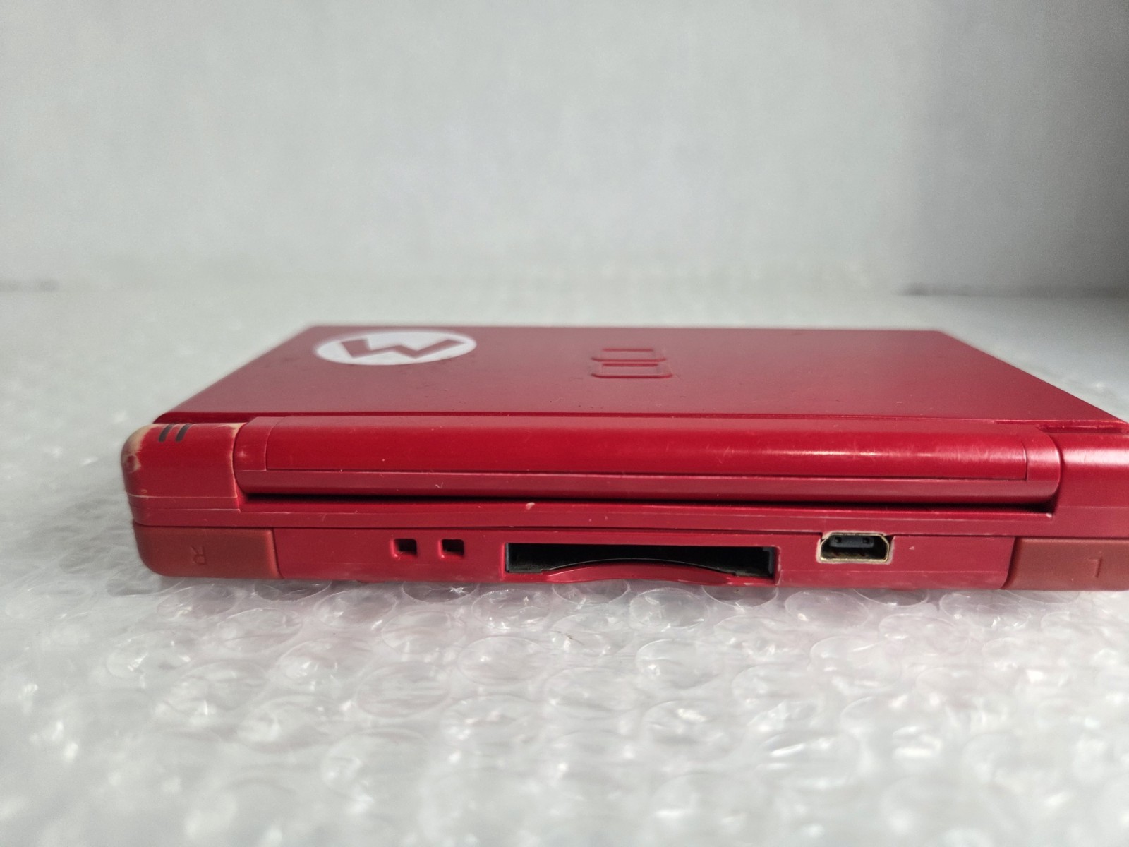 Nintendo DS Lite Red Mario Edition Console Tested Cleaned OEM Charger New Batter