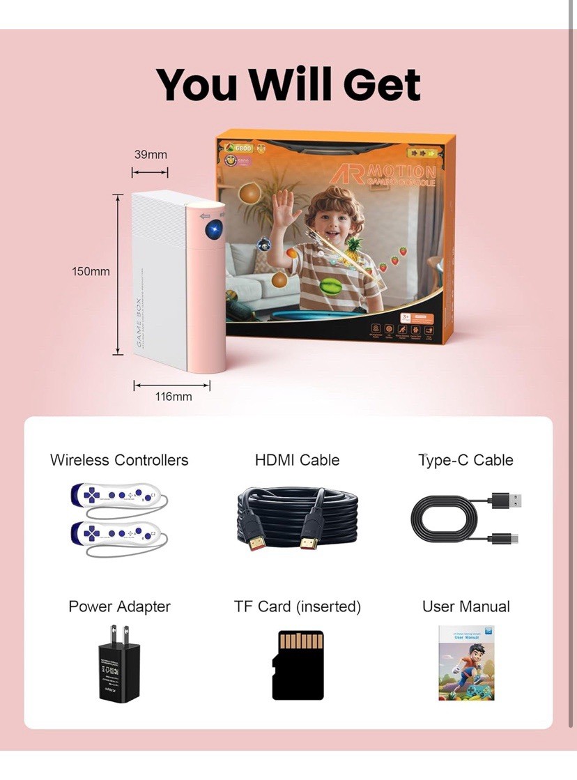 AR Motion Game Console for Kids