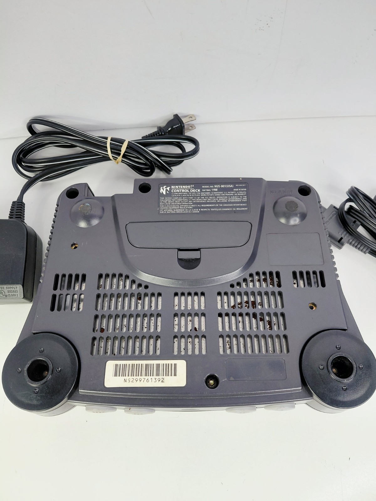 Nintendo 64 Console N64 w/ Controller Power & AV Cables Tested Working ALL OEM