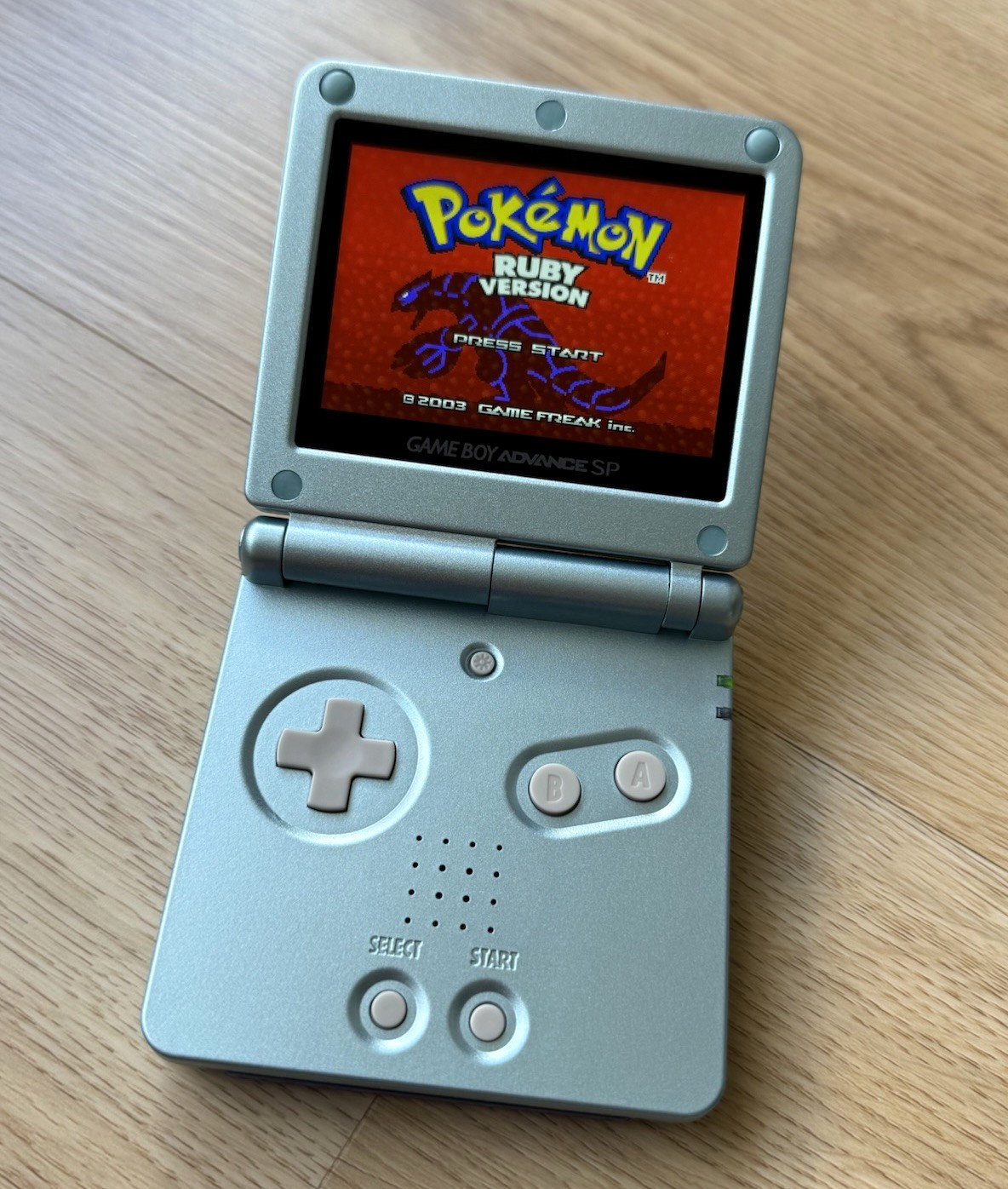 Nintendo Gameboy Advance SP GBA IPS V5 Backlit Lcd Console AGS 101 Pearl Blue