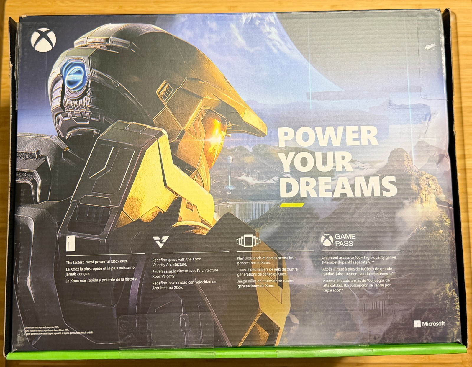 Xbox Series X Halo Infinite Limited Edition [Original Box + Full Inserts ONLY]