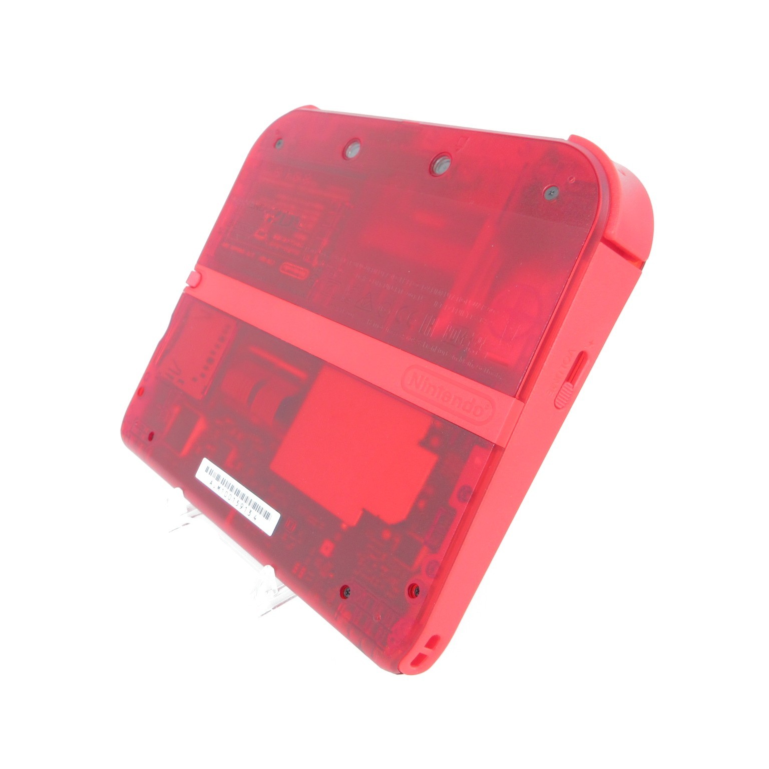 【Mint】Nintendo 2DS Pokemon Clear Red Console Japanese Edition #DEN1115/02