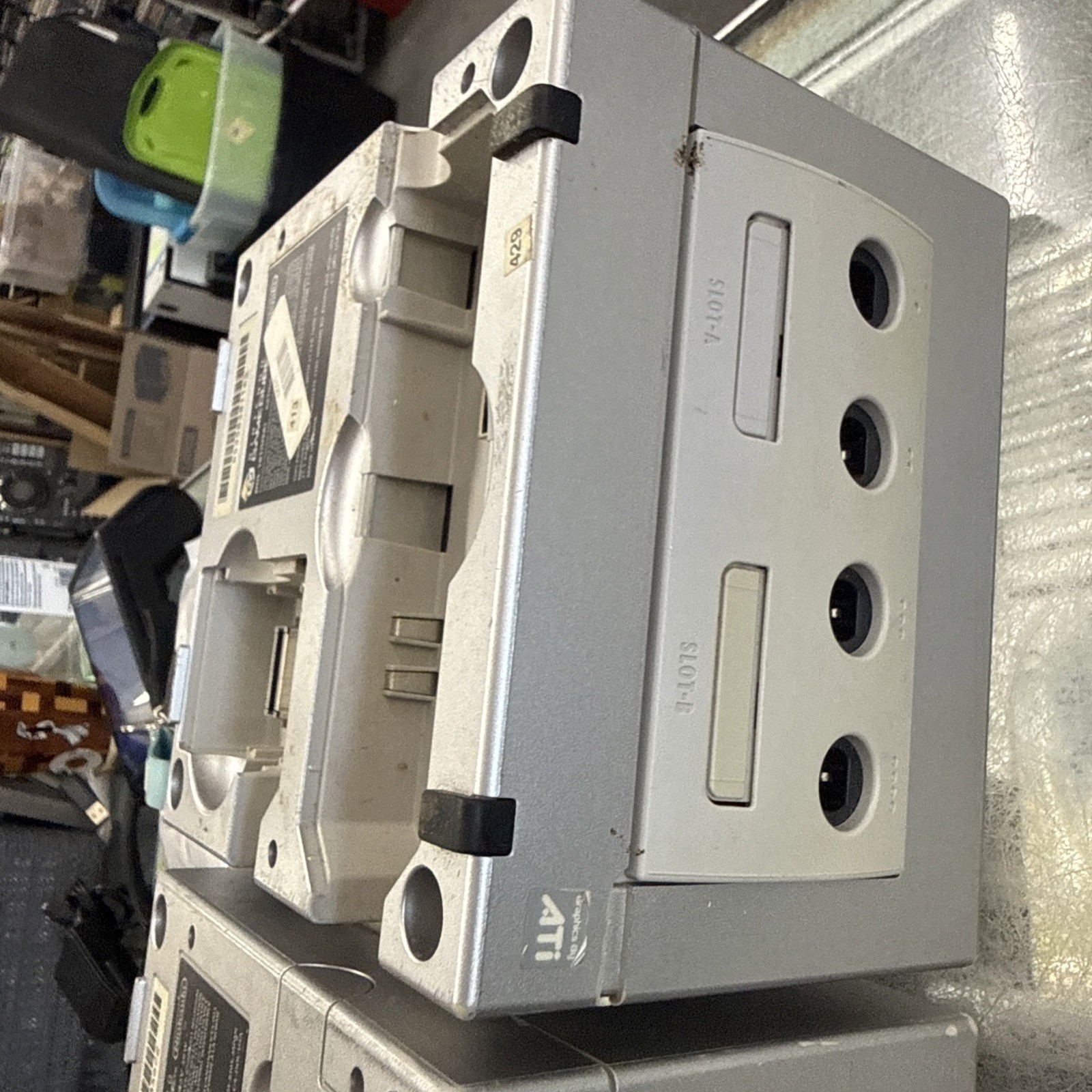 2 Nintendo GameCube Platinum Silver DOL-001 (USA) | Console Only | Part Only