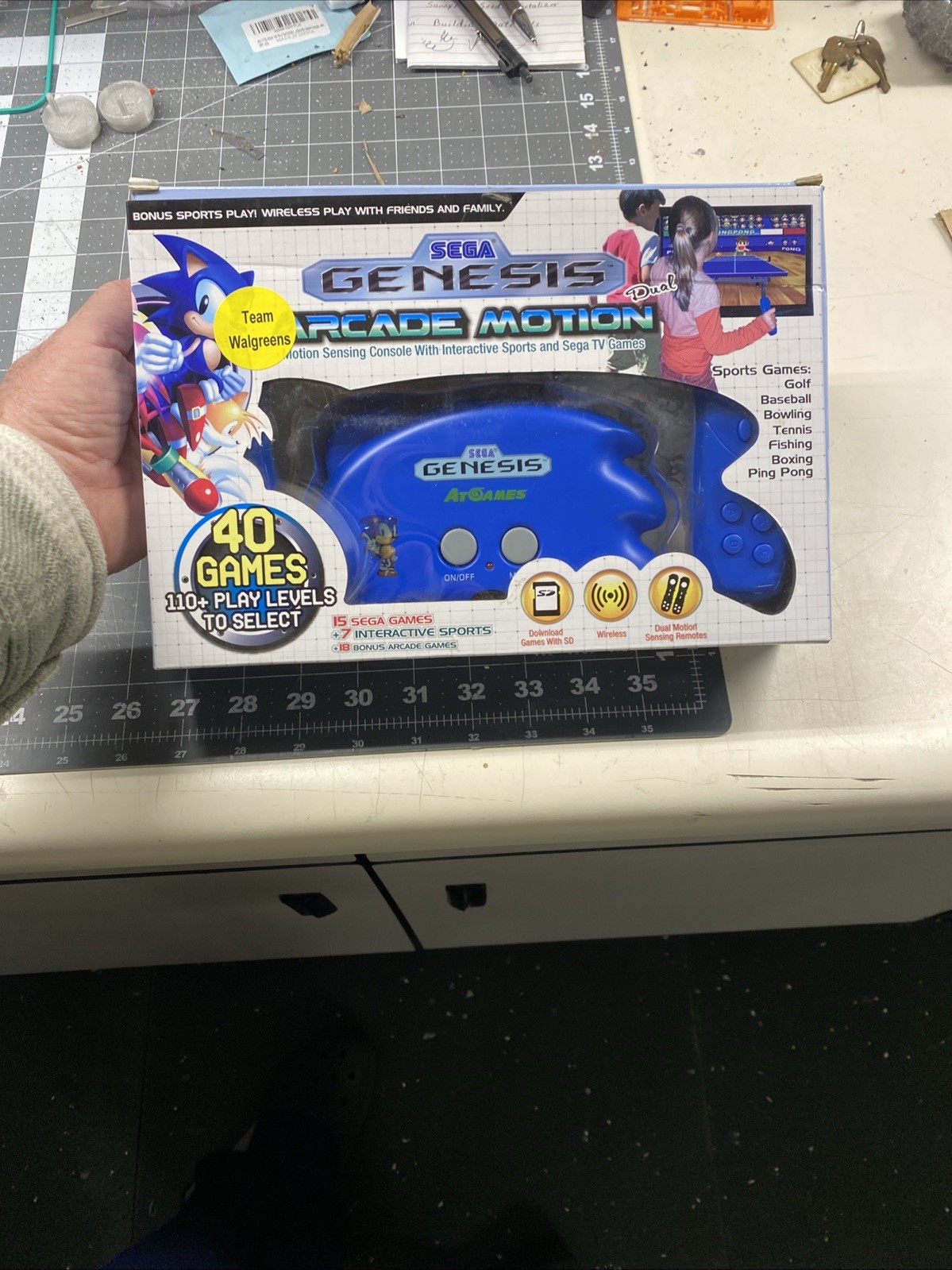 Sega Genesis Arcade Dual Motion Sensing Console New In Original Box