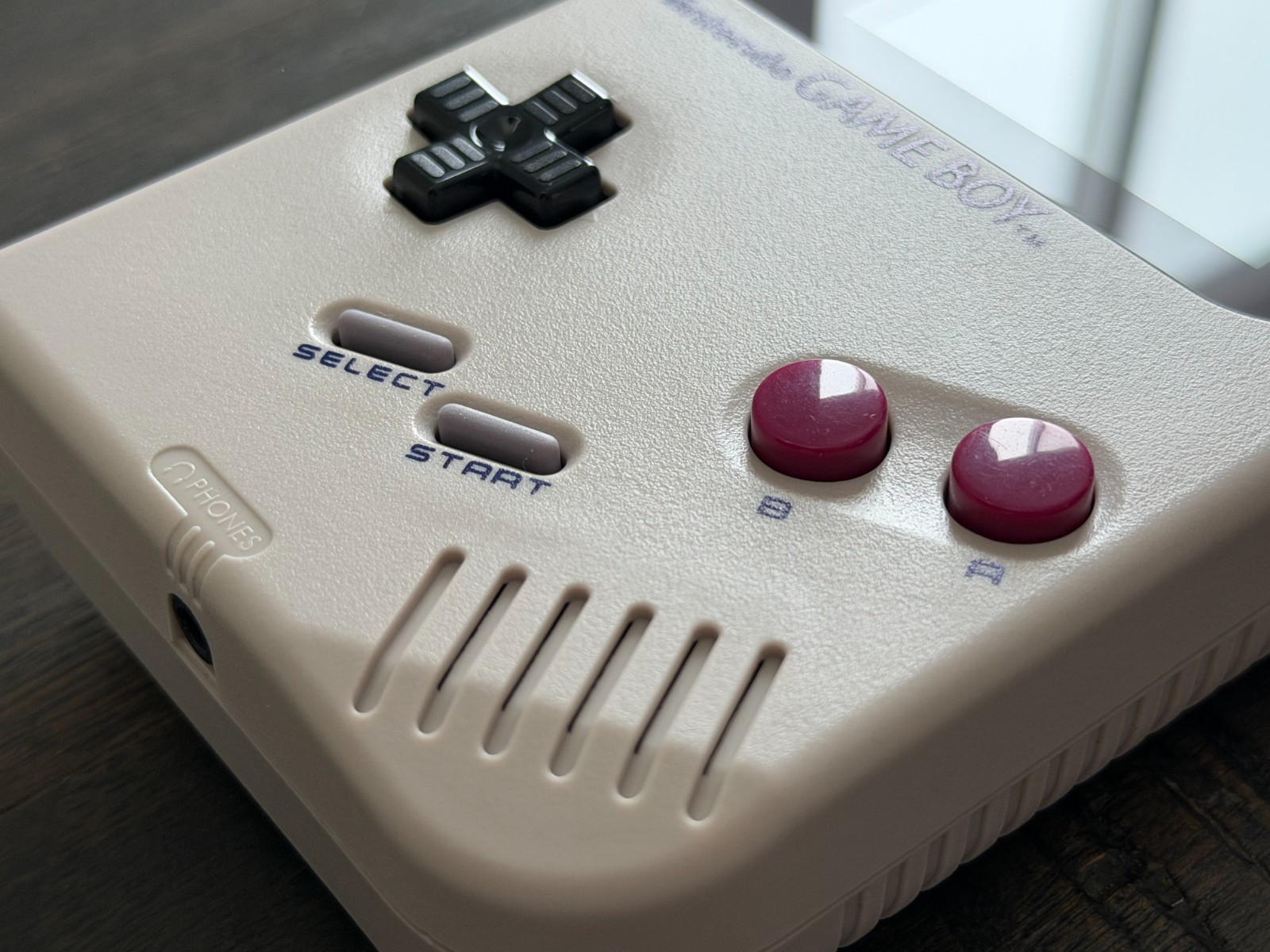 Nintendo Original Gameboy DMG Backlight IPS Screen and Glass Lens – Pearl White