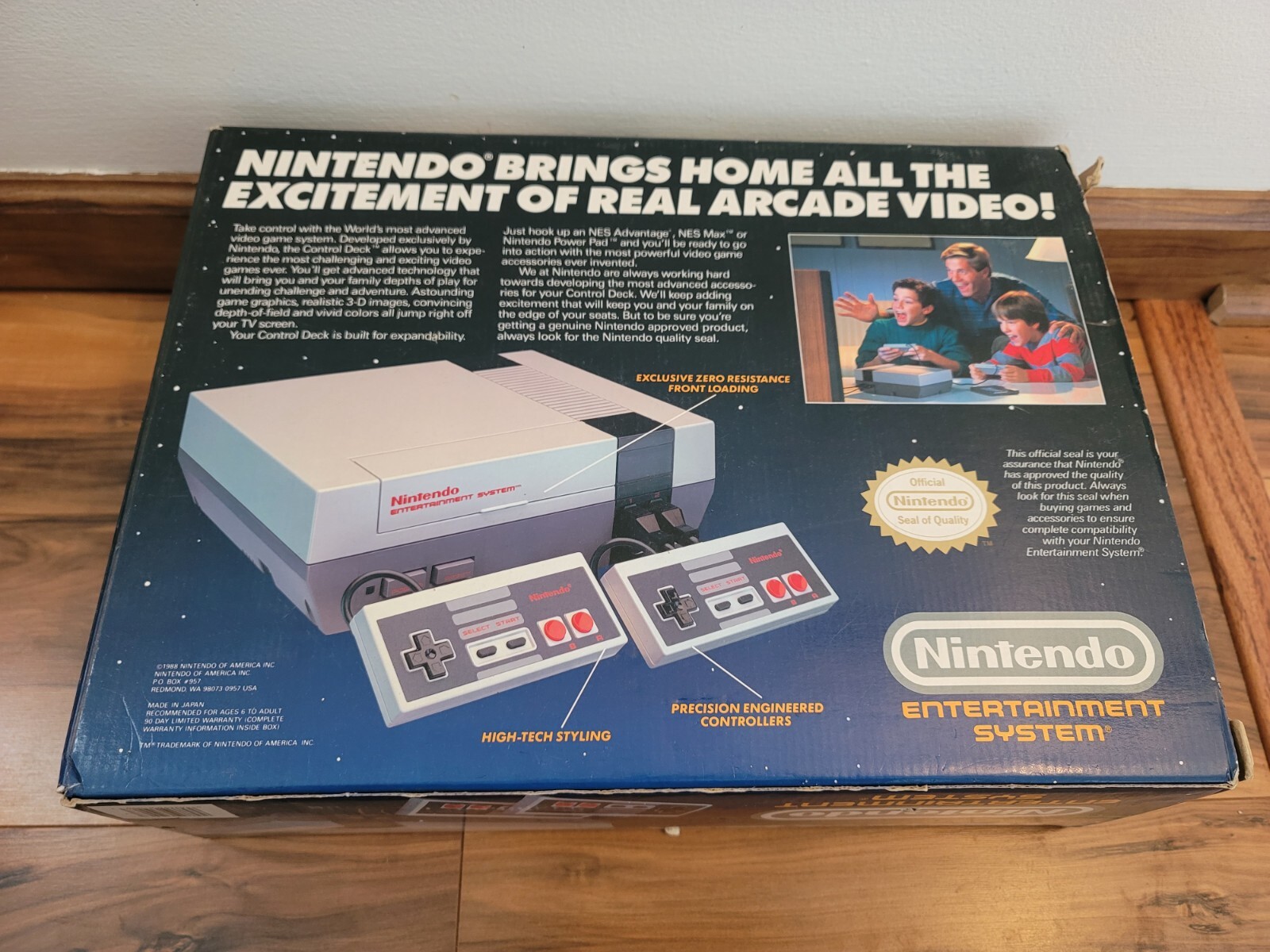 Nintendo NES Control Deck System Console CIB Complete In Box Great Shape 9