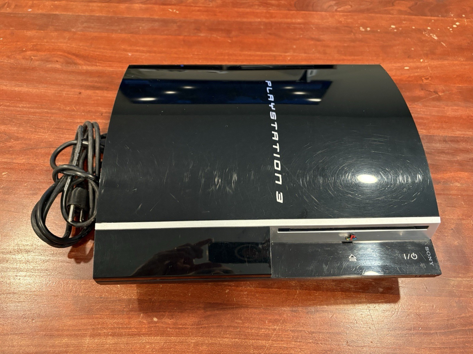Sony PlayStation 3 Black CECHL01 Tested, Working. Power Cord. 2 Controllers.