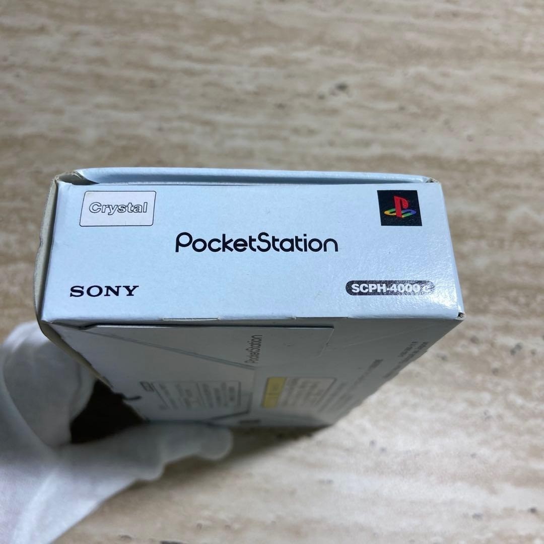 Sony PocketStation Crystal SCPH-4000 Clear Console Complete Boxed Unused 7123