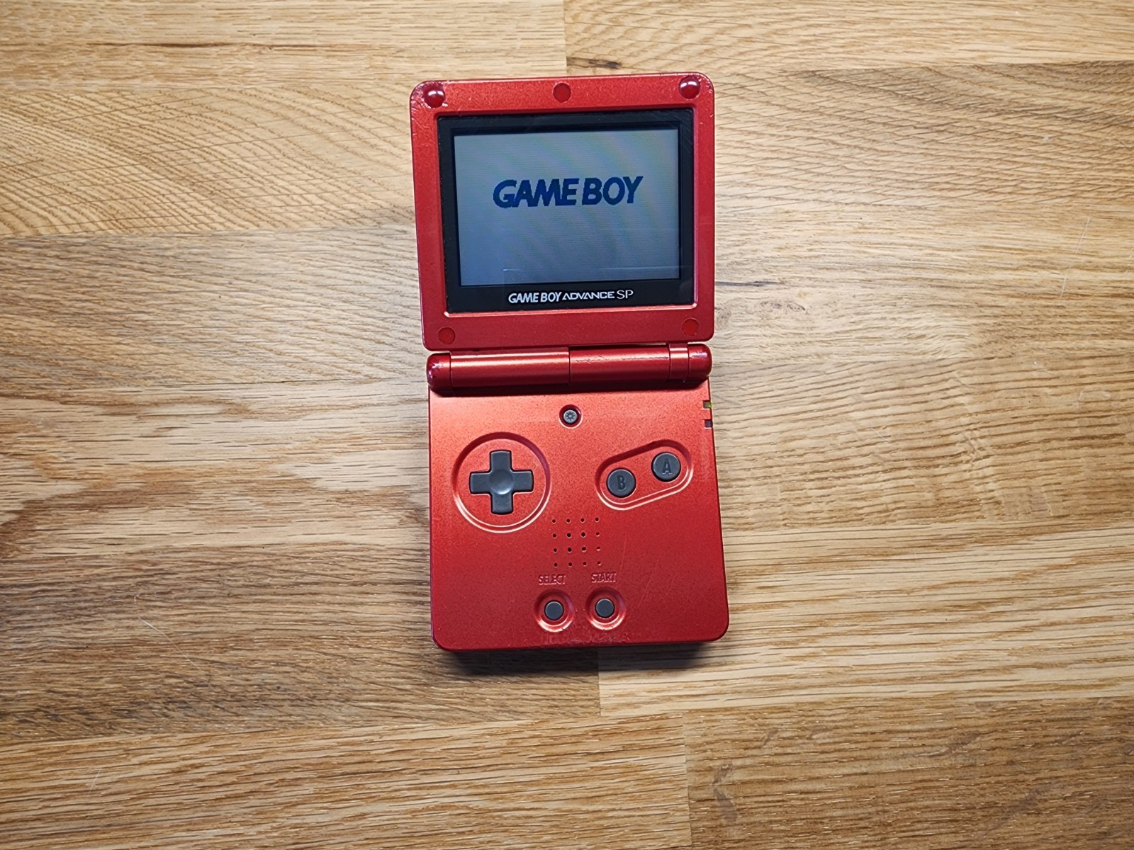 Nintendo GameBoy Advance SP Red AGS-001, Tested & Working Great!