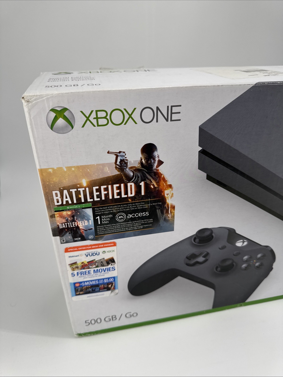 Microsoft Xbox One Battlefield BOX ONLY 500GB NO CONSOLE. Fast Shipping
