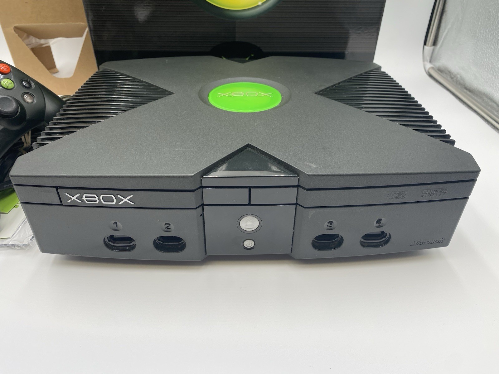 Microsoft Xbox Original video game system console CIB complete in box w/ foam