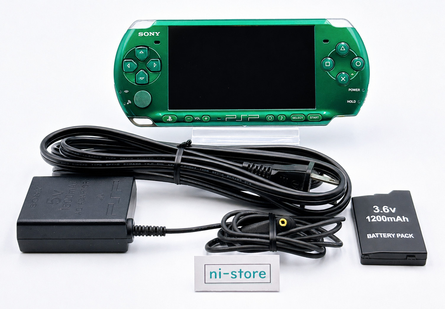 Sony PSP-3000 PSP 3000 Console Green Rare Color Region free – Excellent