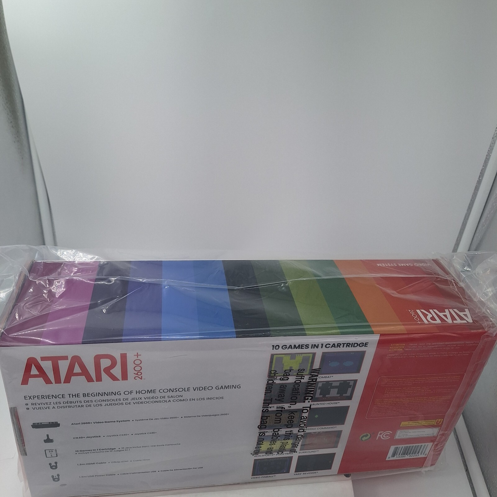 Atari 2600+ Plus Gaming Console. Includes 10 in 1 Game Cartridge of Classic