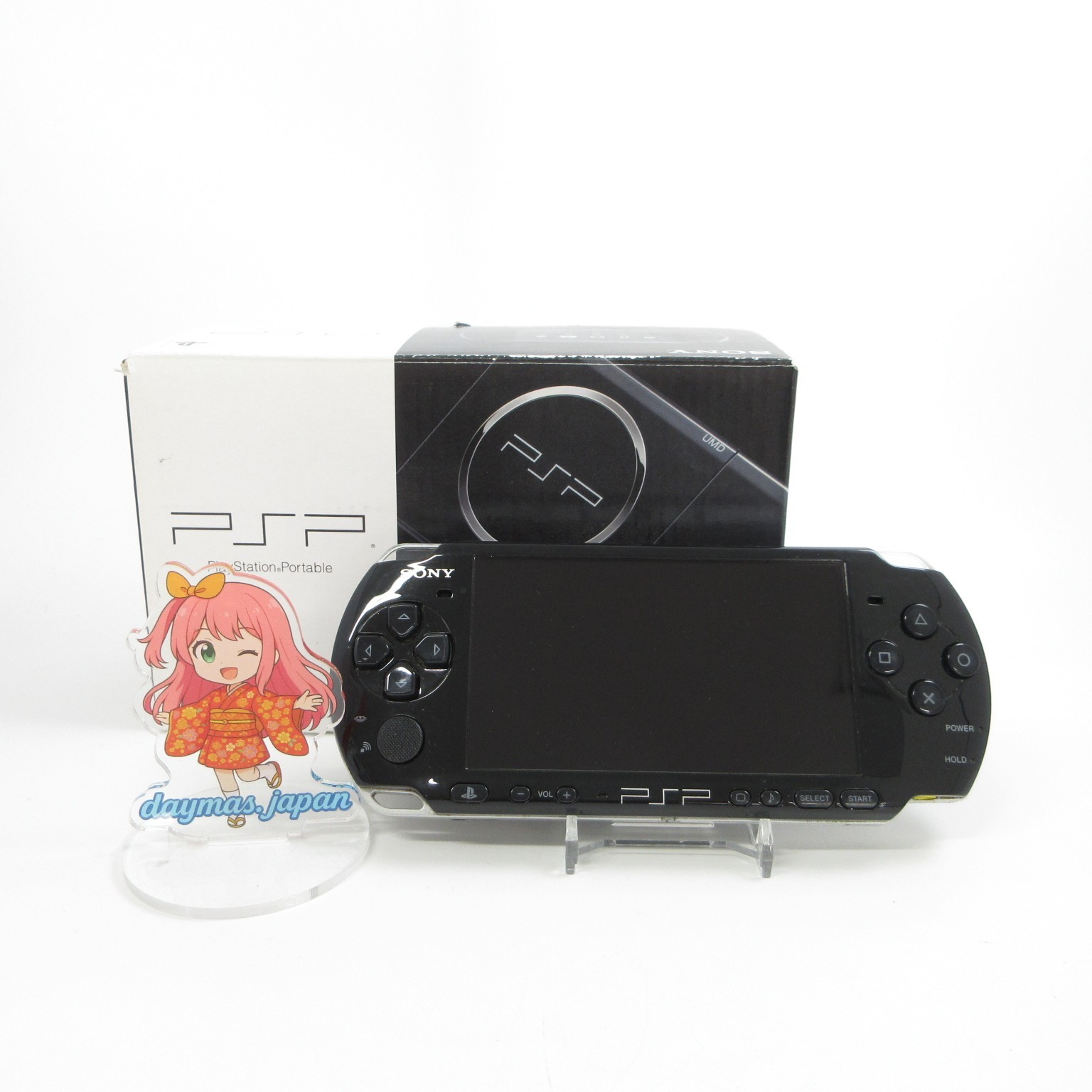 【Excellent】Sony PSP-3000 Piano Black Console No Battery Japan Ver. #DEN08/0530/0