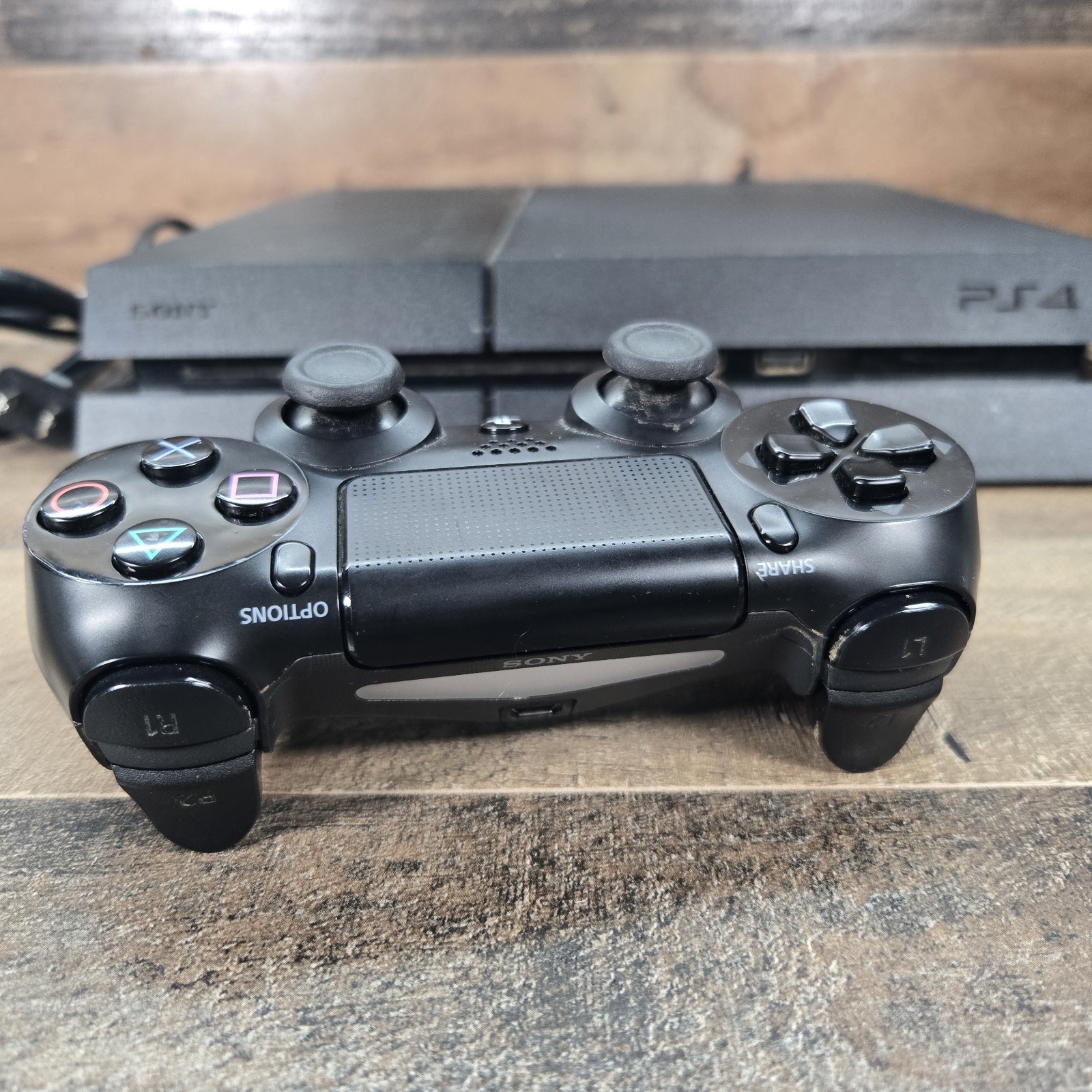 Sony PlayStation 4 Home Console – Black With Controller And Cables