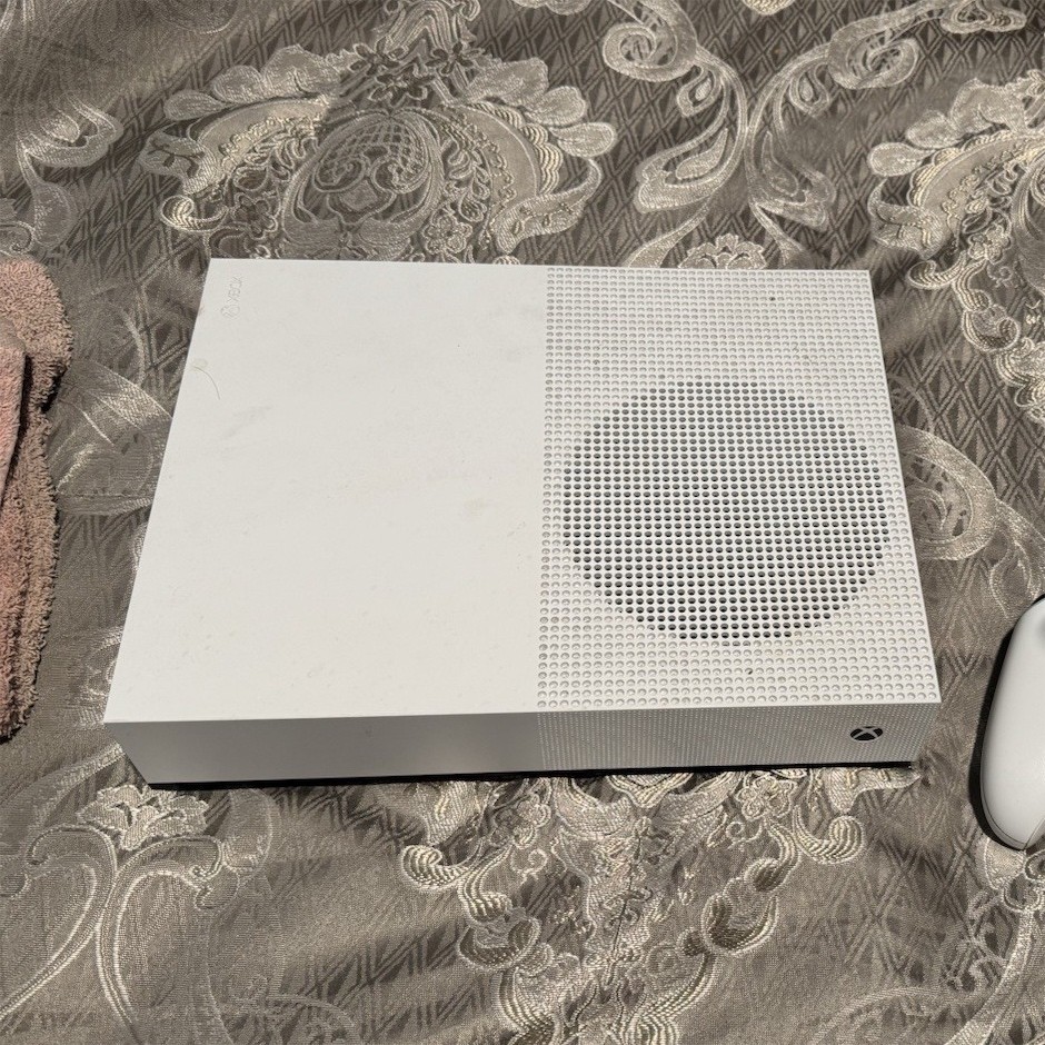 Microsoft Xbox One S All-Digital Edition White Console Wi-Fi Controller