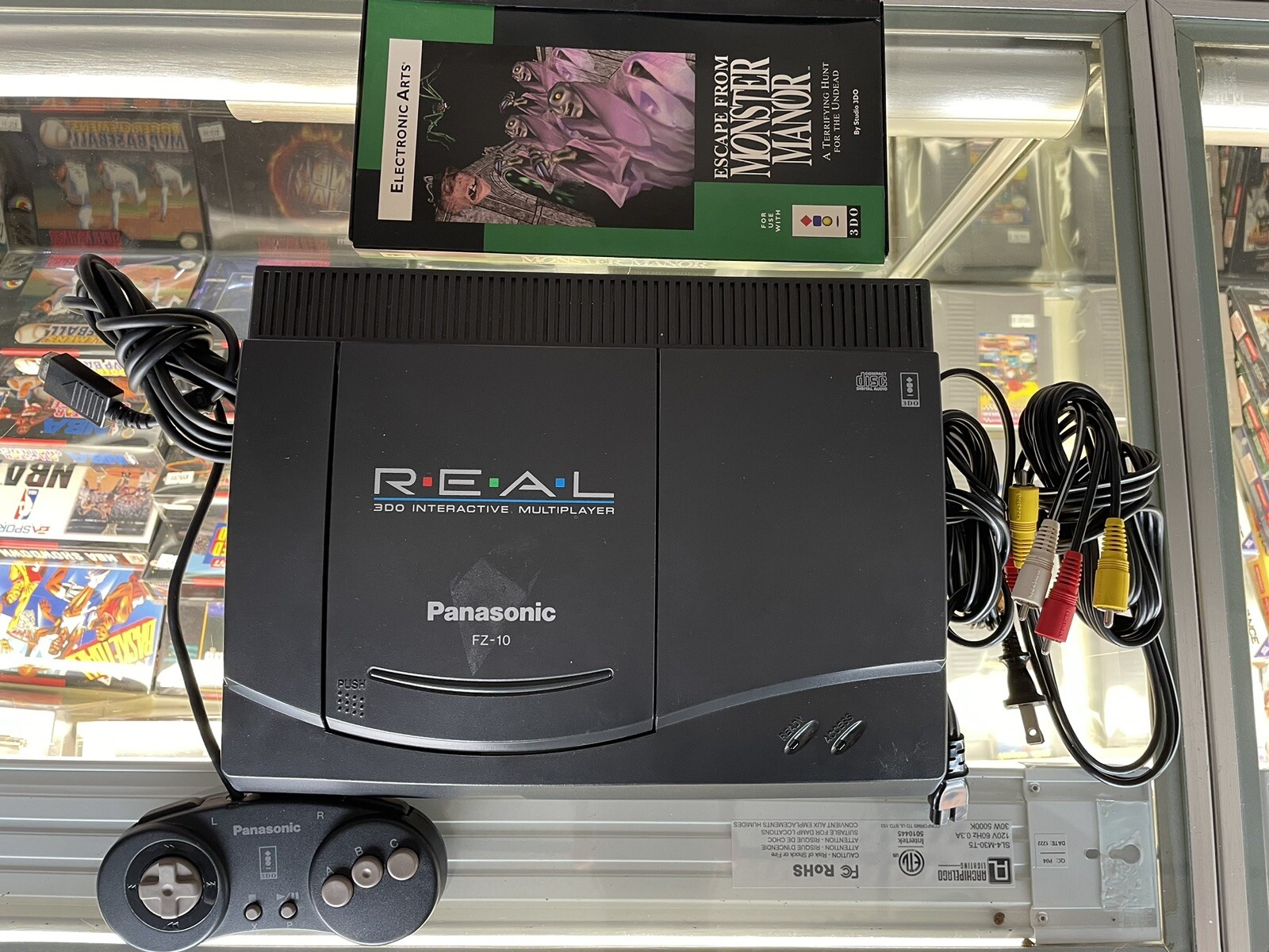 Panasonic R.E.A.L 3DO Console FZ-10 Tested & Works + Monster Manor!
