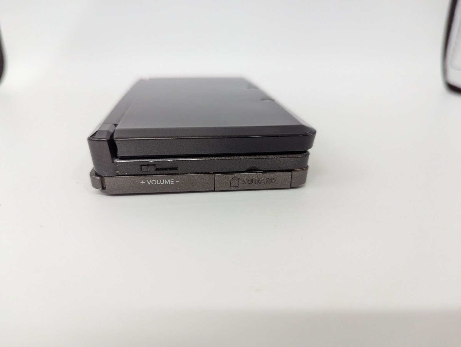 B7125 Nintendo 3DS console Cosmo Black Japan w/ pen box adapter manual fx
