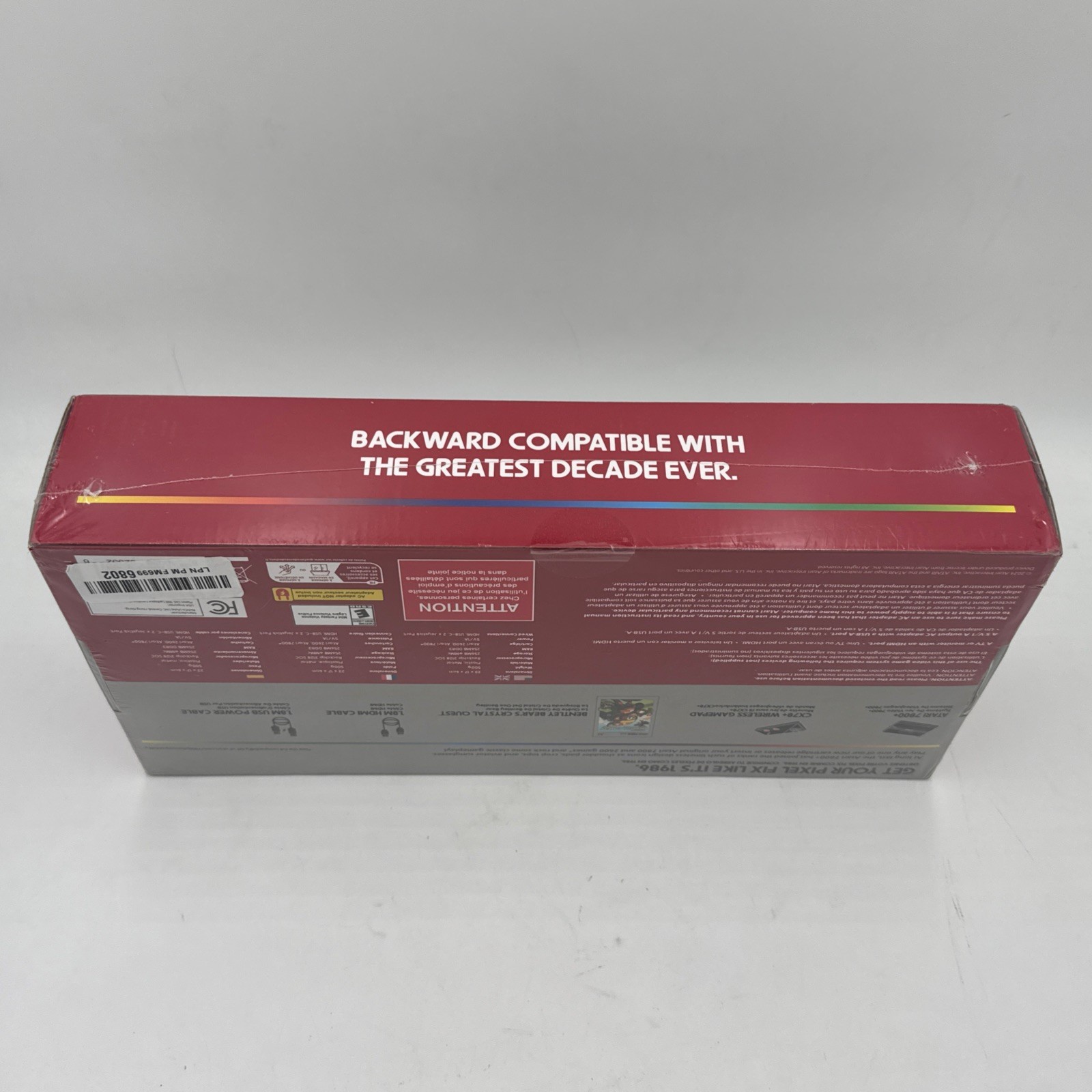 Atari 7800+ Video Game Console Including CX78+ Wireless Gamepad & Crystal Quest