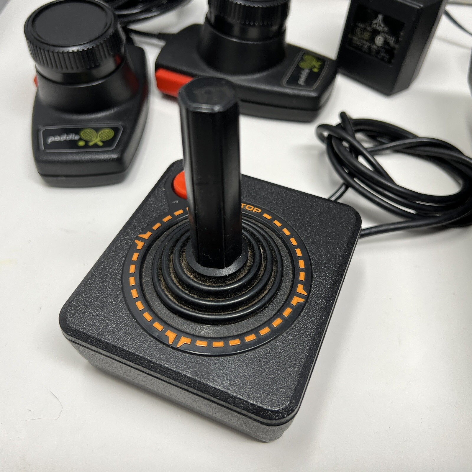 Vintage Atari CX-2600A Video Game Console Joystick Paddles, Power Original Box