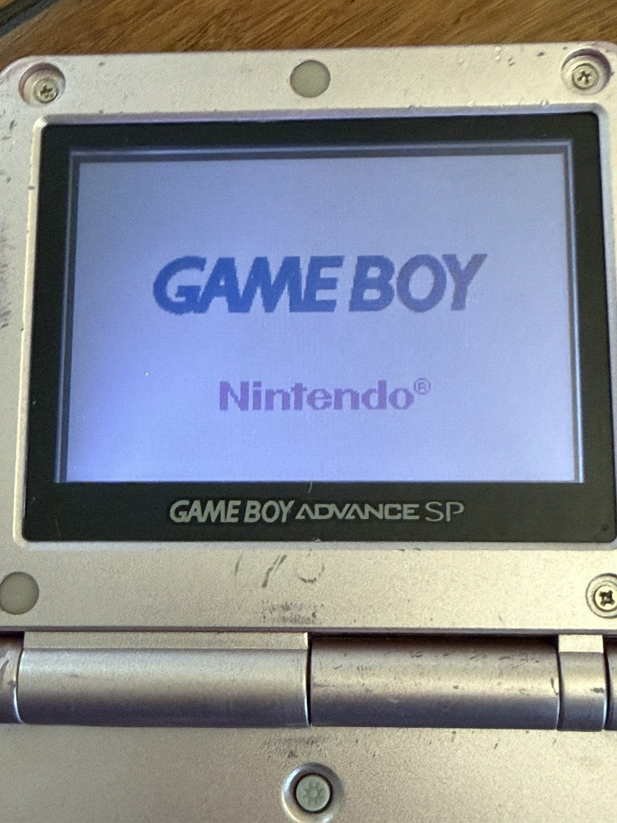 Authentic Nintendo Game Boy Advance SP GBA SP – Pearl Pink-AGS-001 Charger Game