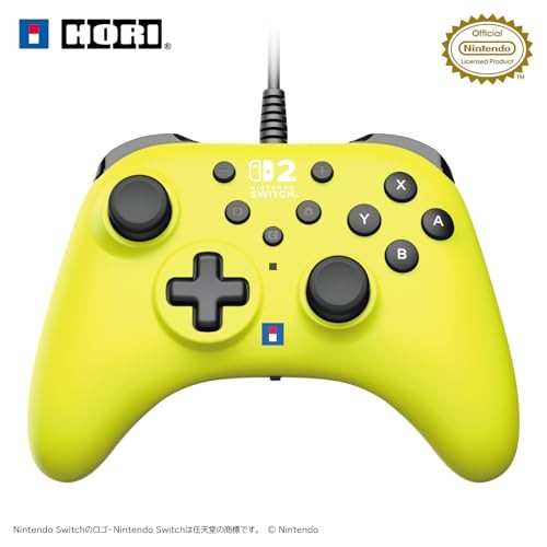 HORIPAD TURBO for Nintendo Switch™ 2 Windows PC Lime Yellow