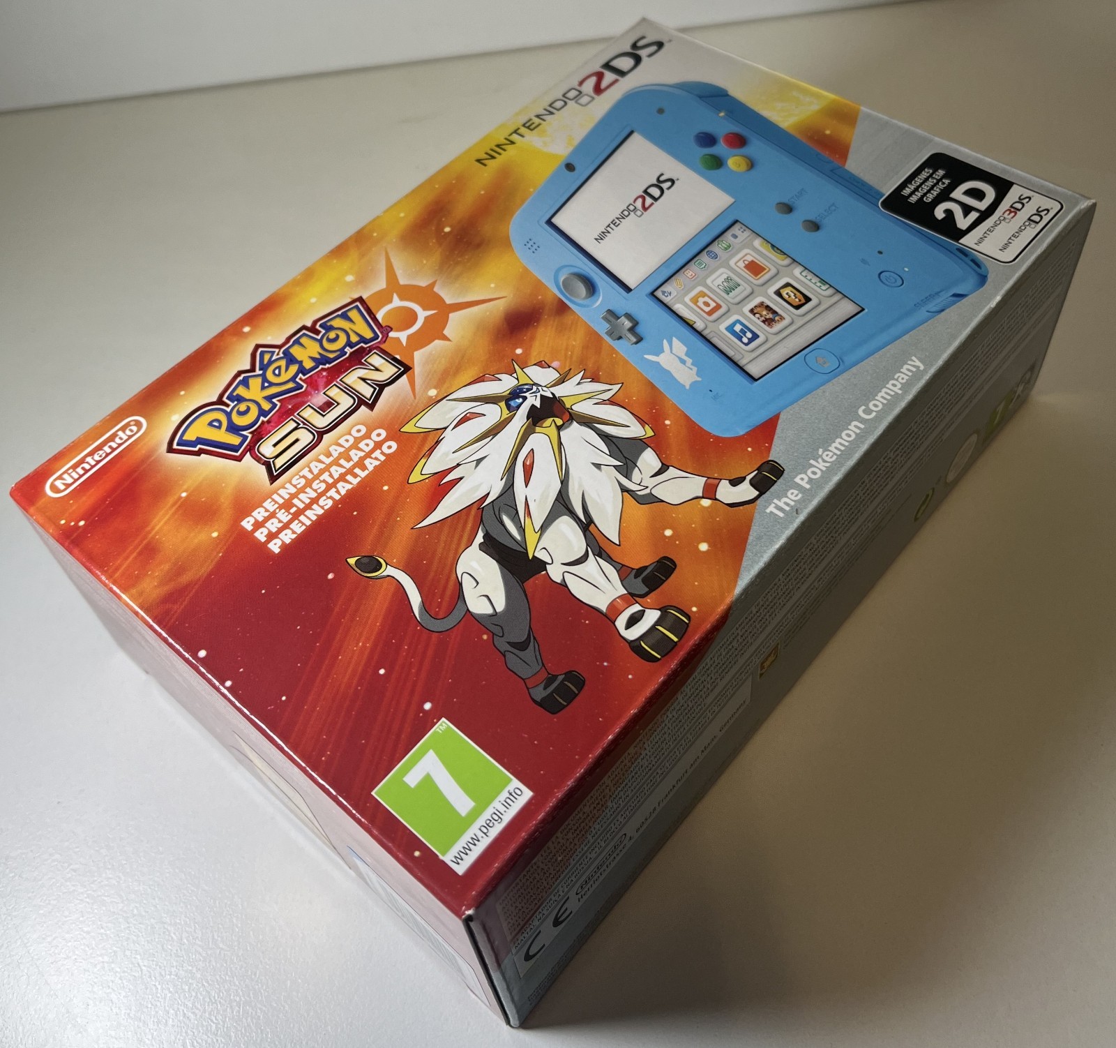 NINTENDO 2DS CONSOLE POKEMON SUN LIMITED NEW FACTORY SEALED 2016