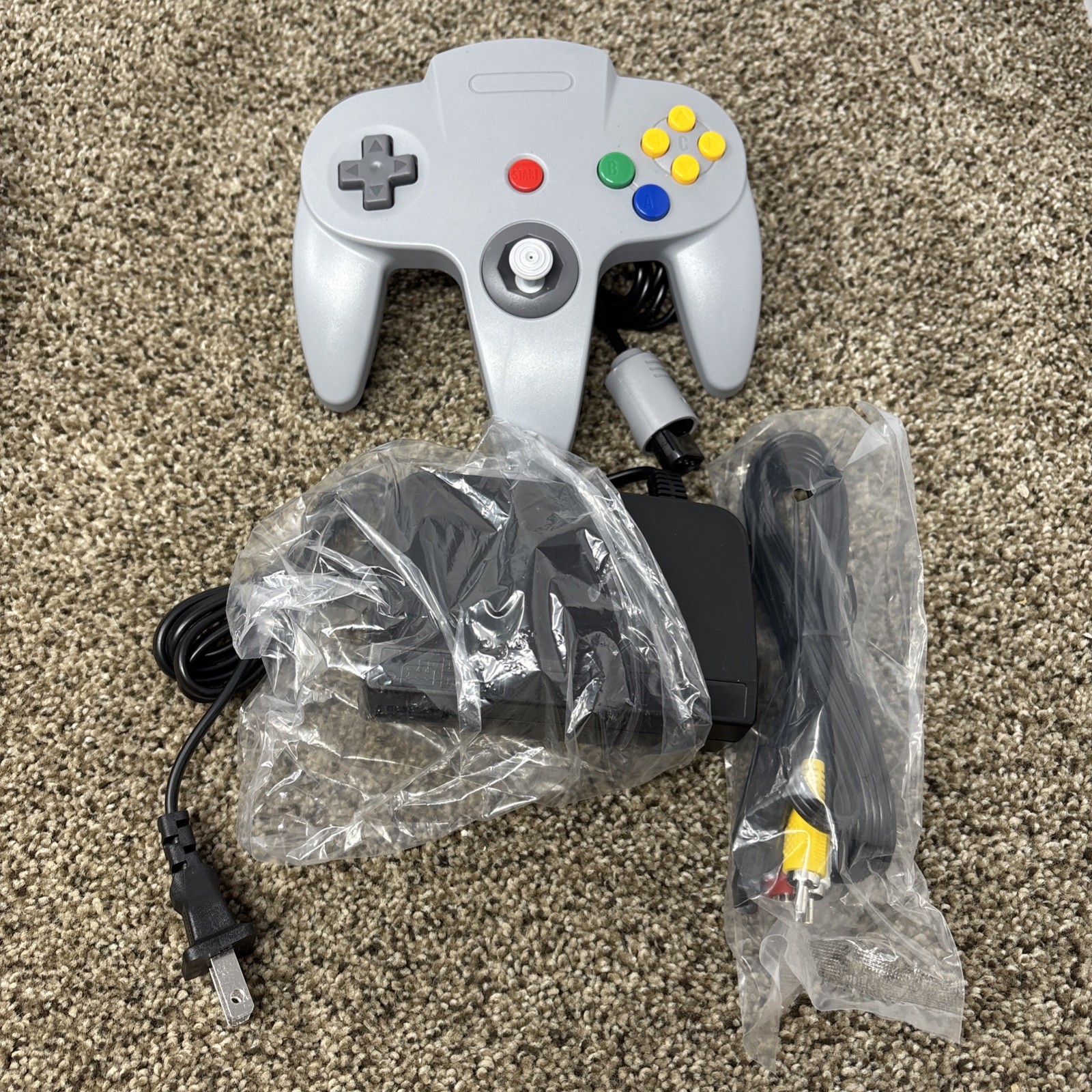 Nintendo 64 N64 Console System Bundle W/ Controller, Cables – Tested Works READ