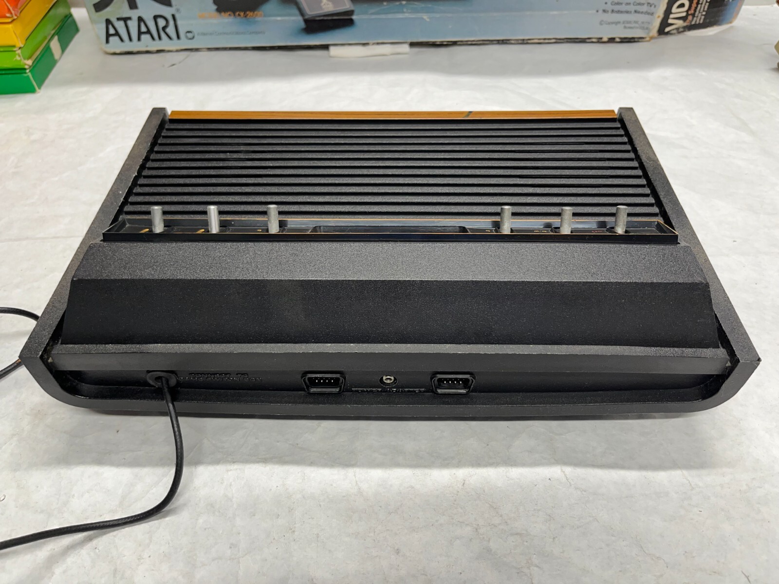 1977 ATARI VCS Launch Console System Heavy Sixer Original Box + CX-10 Gatefold
