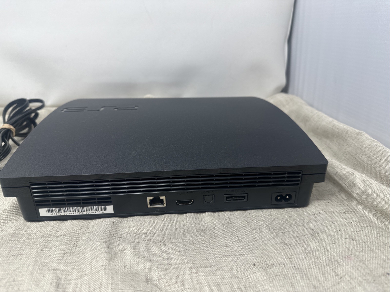 Sony PlayStation 3 Slim PS3 120GB Black Console Gaming System CECH-2001A
