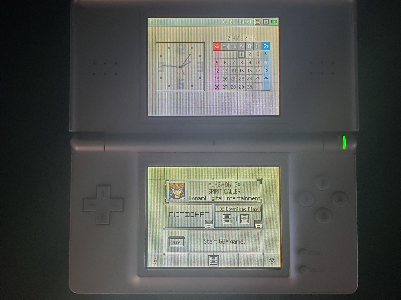 Nintendo DS Lite Gloss Silver OEM Restoration (Good Condition) w/ Charger