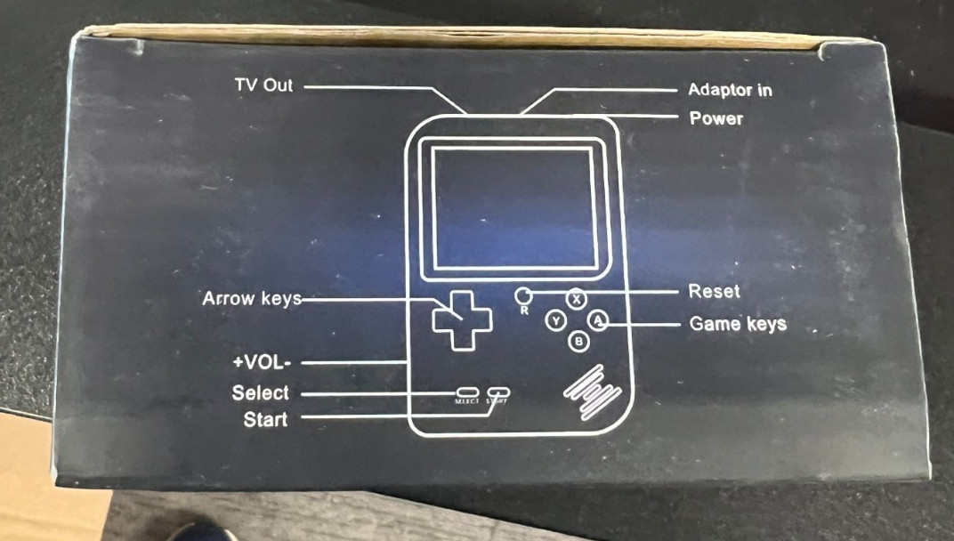 Game Box – Hand Held RetroGame System, Clear 400 Games In 1 Brand new FREE SHIP