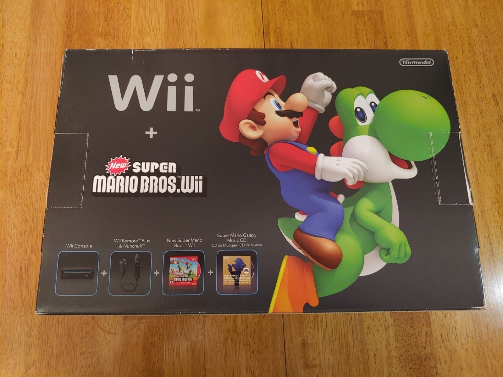 Nintendo Wii Holiday Bundle Black Console