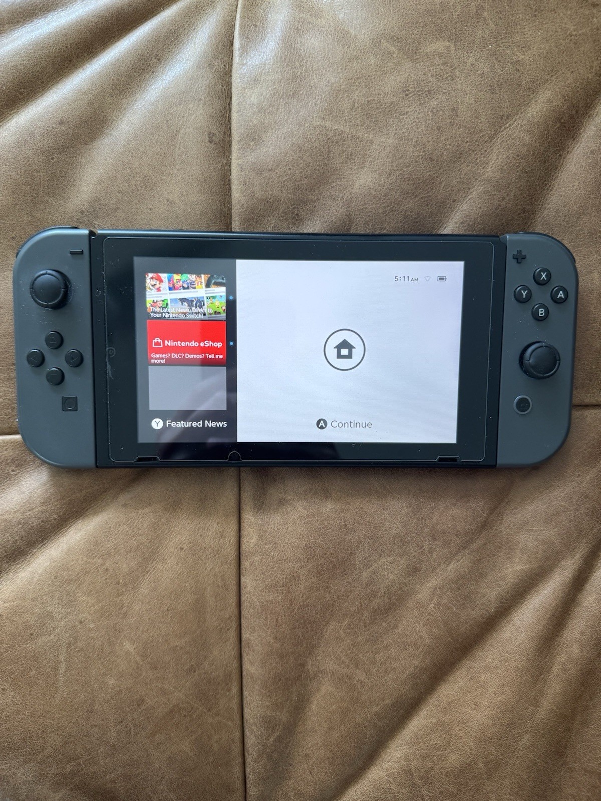 Nintendo Switch V1 Console Bundle + 256GB MicroSD + Mario Travel Case