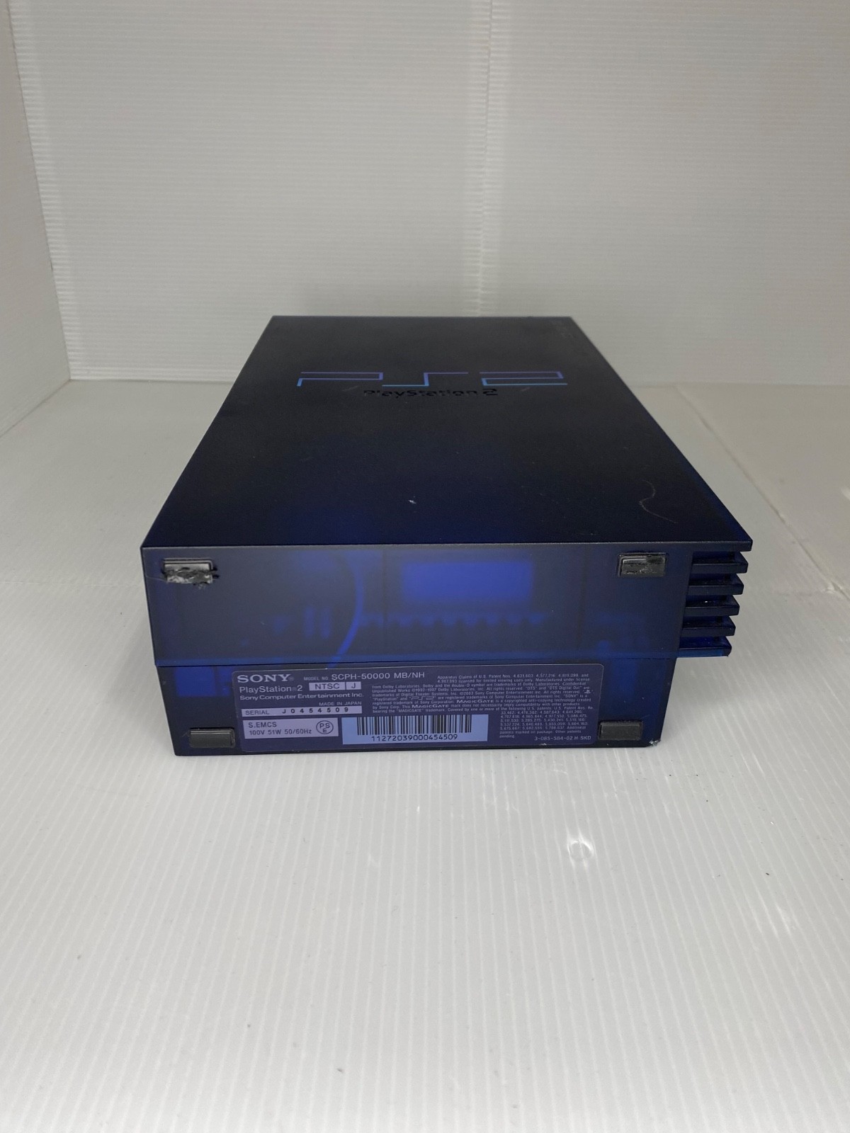Sony PlayStation2 PS2 Console Only Midnight blue SCPH-50000 MB Japan model Teste