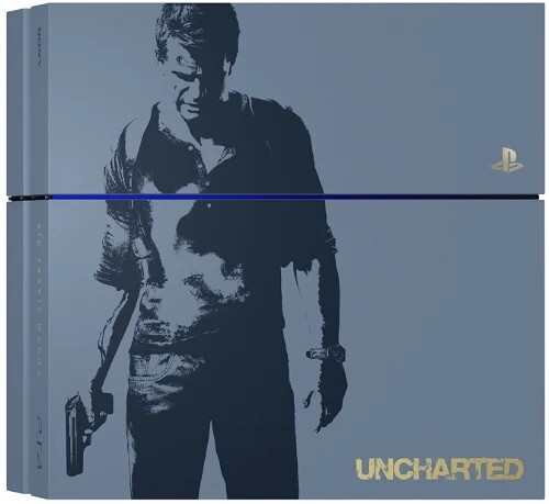 Sony Playstation 4 500GB Limited Edition Console – Uncharted – Very Good