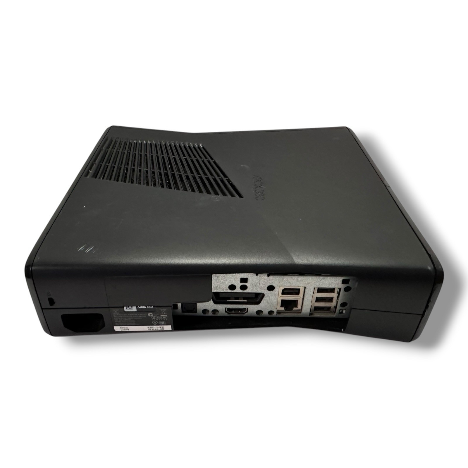 Microsoft Xbox 360 S 250GB Console System Only Black 1439 Tested Works READ