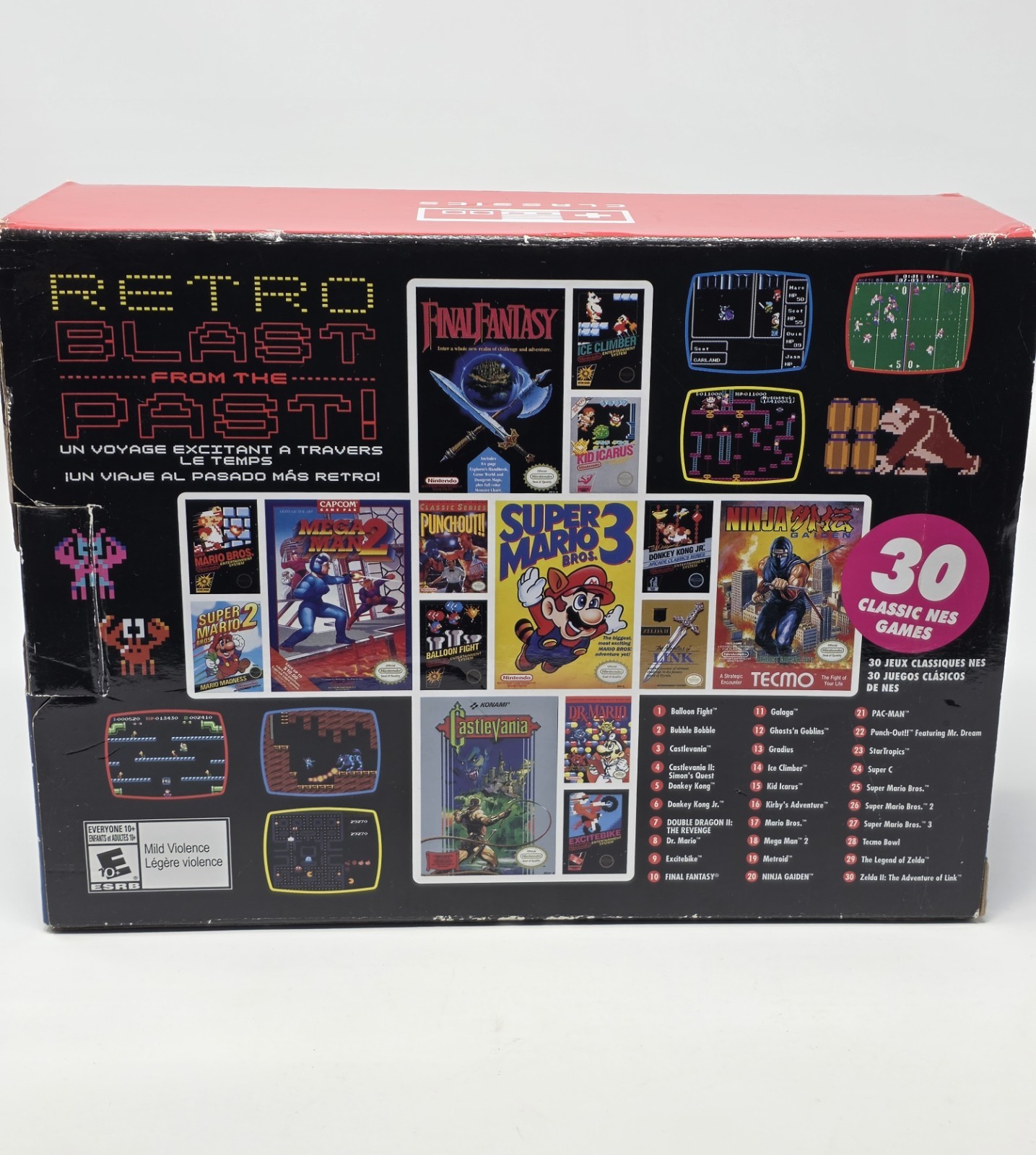 Nintendo Entertainment System NES Edition Console Gray + Wii Classic Controller