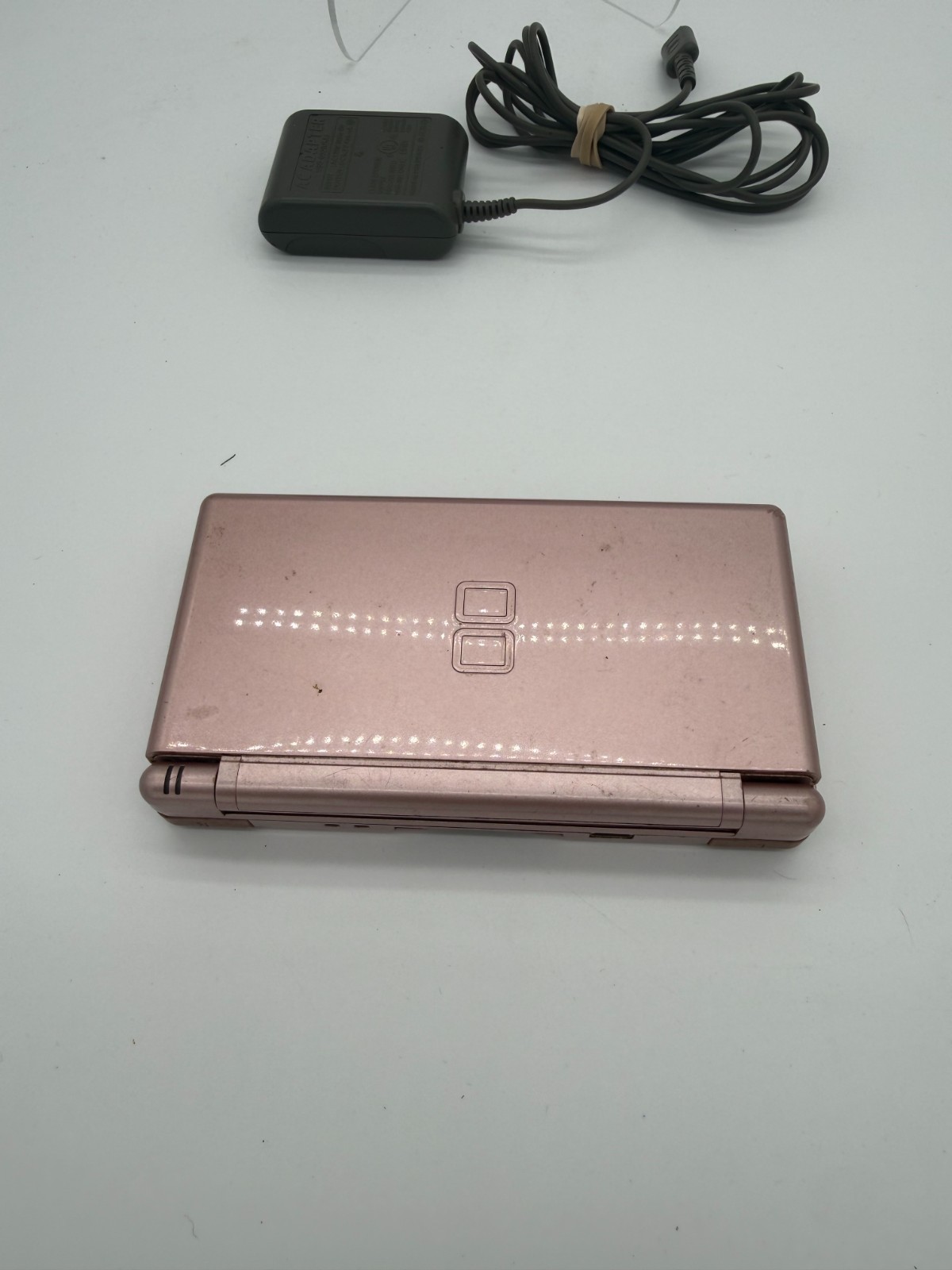 Nintendo DS Lite Rose Gold *Broken Screens* With Charger