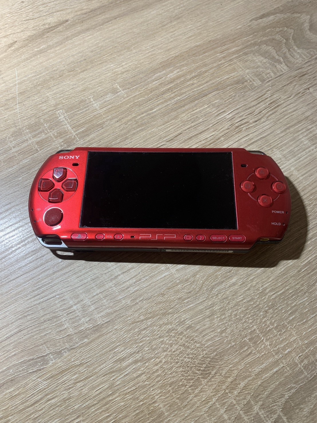 1439 Sony PlayStation PSP 3000 Radiant Red Very Good TESTED