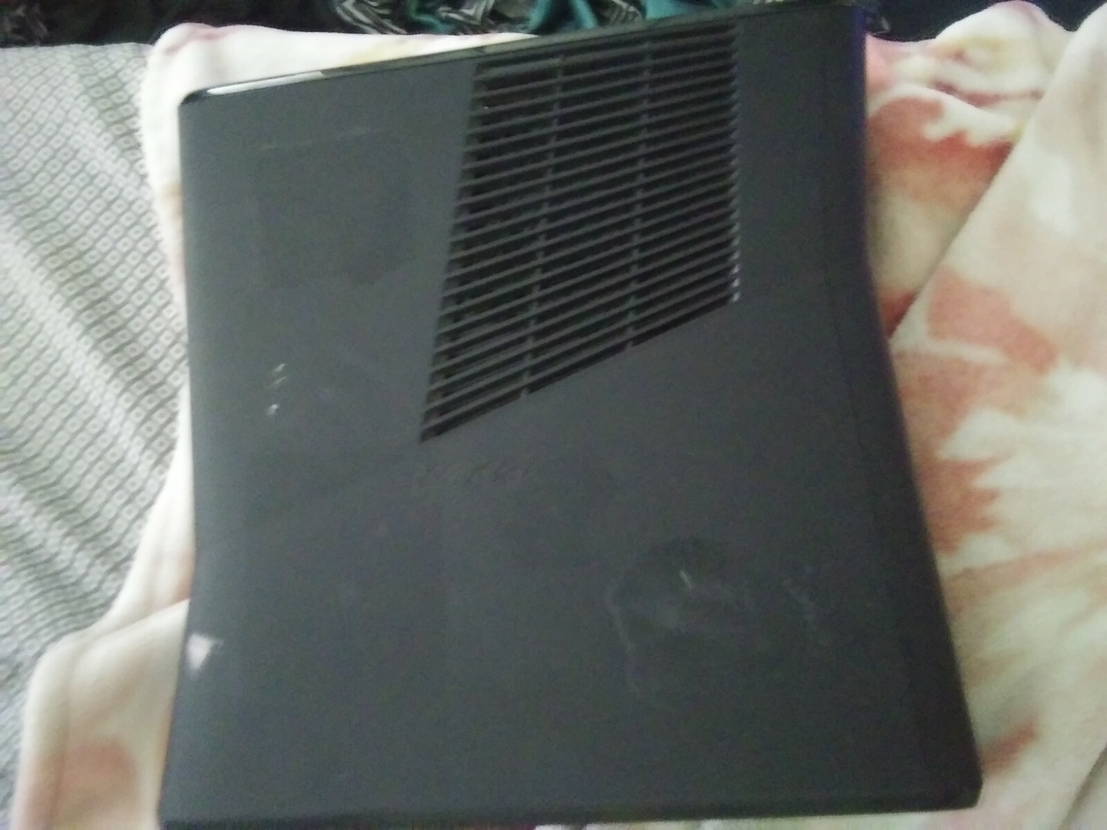Microsoft xbox 360 black console used perfect shape