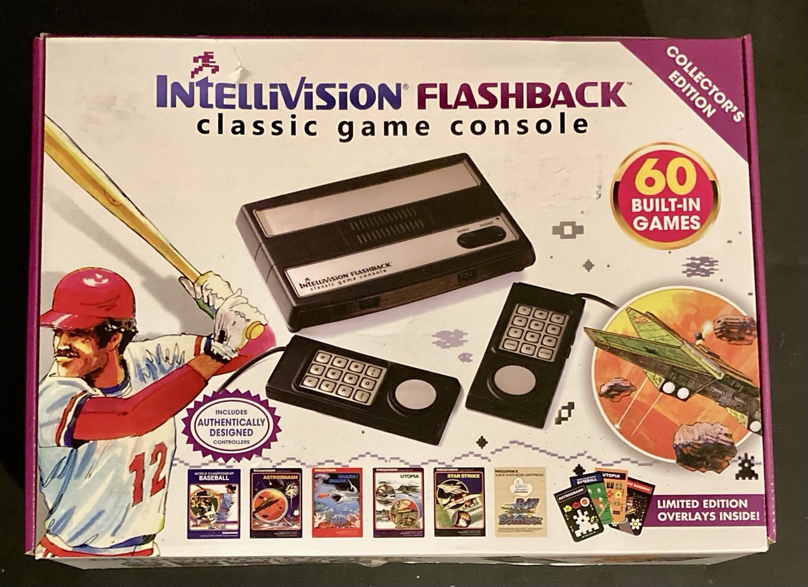 INTELLIVISION Flashback Classic Game Console With 60 Built-in Games Collectors