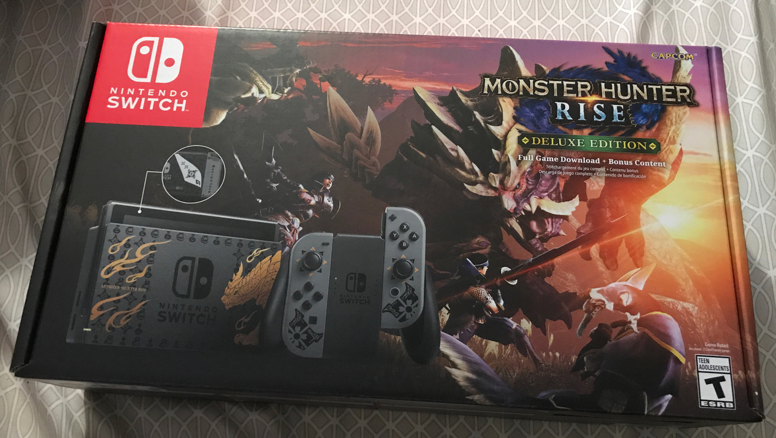 Switch monster hunter rise Deluxe Edition full game download.