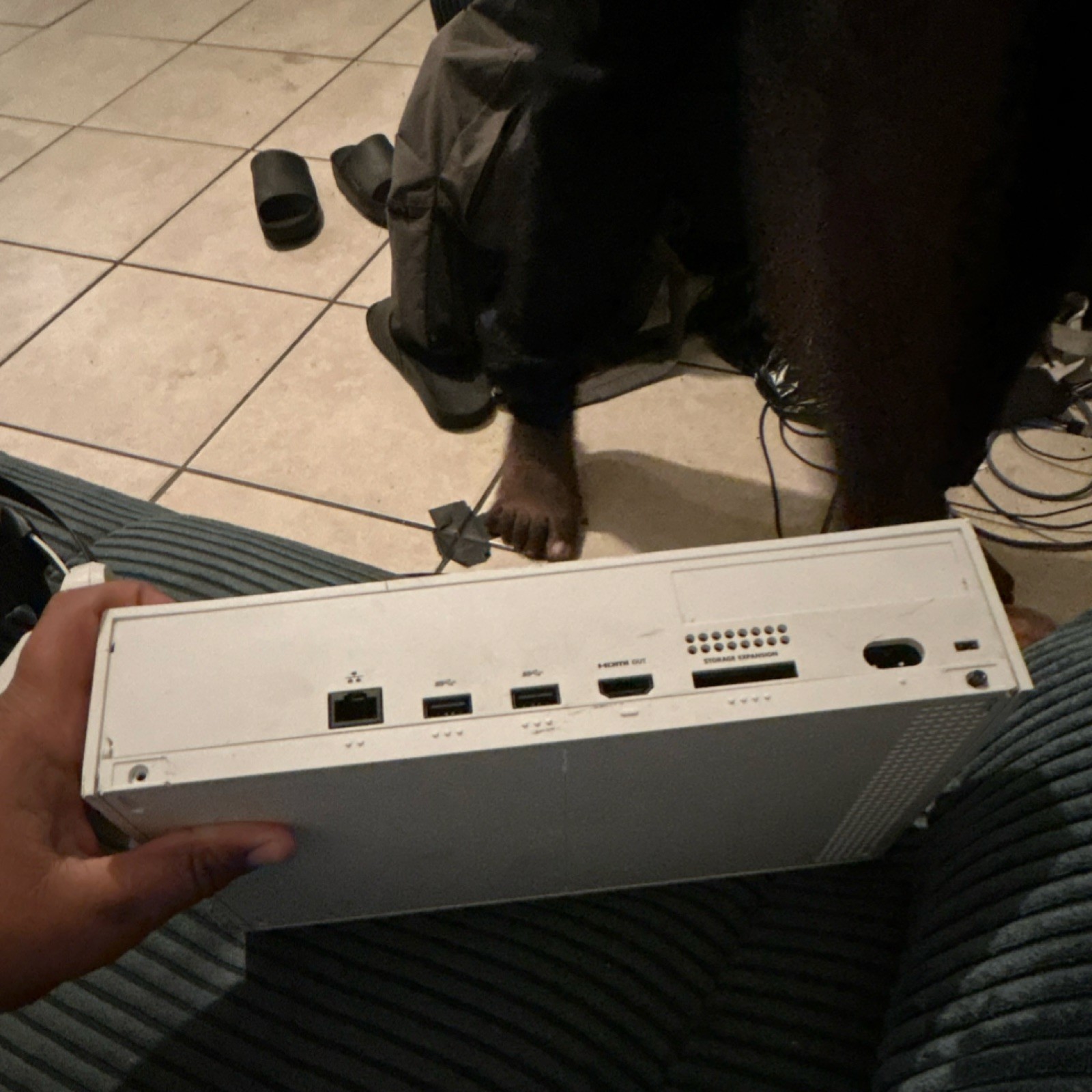 Microsoft Xbox Series S White Console HDMI USB-A Ethernet Wi-Fi Capability